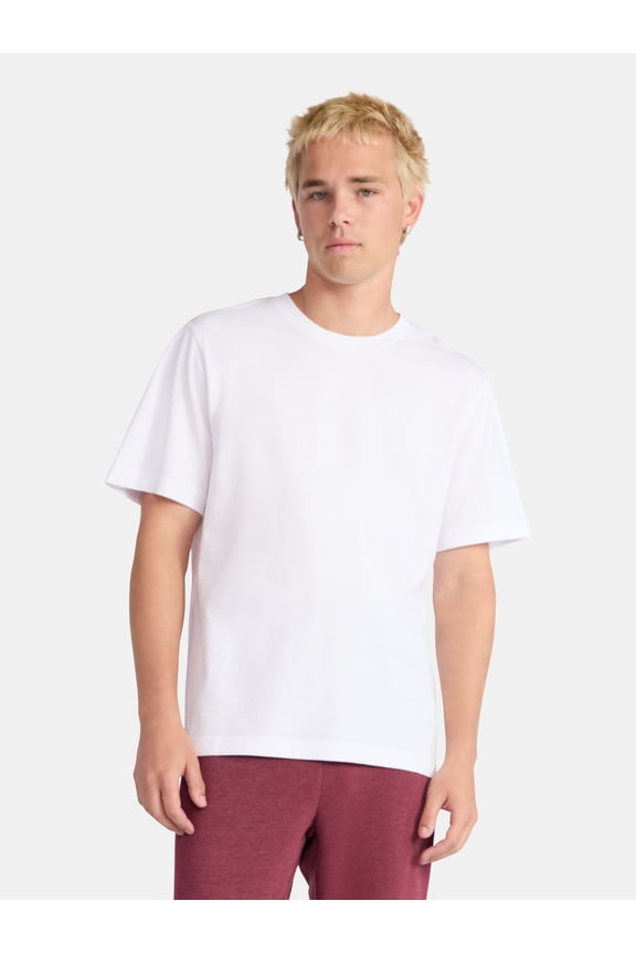 Standard Fit Cotton Tee with Short Sleeves, Men's and Big Men's XS-5XL