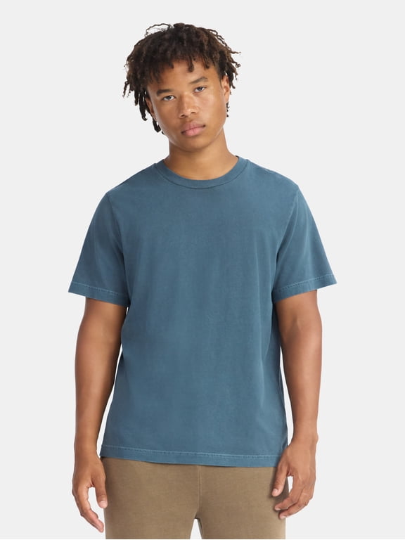 Standard Fit Cotton Tee with Short Sleeves, Men's and Big Men's XS-5XL