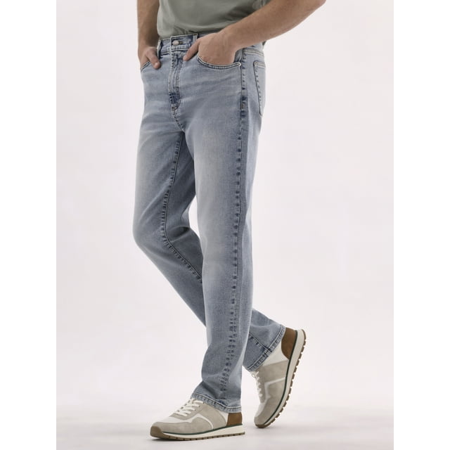 No Boundaries Men's & Big Men's Straight Fit Jeans with Stretch