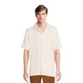 thumbnail image 1 of No Boundaries Men's & Big Men's Textured Resort Shirt, Sizes XS-3XL, 1 of 5