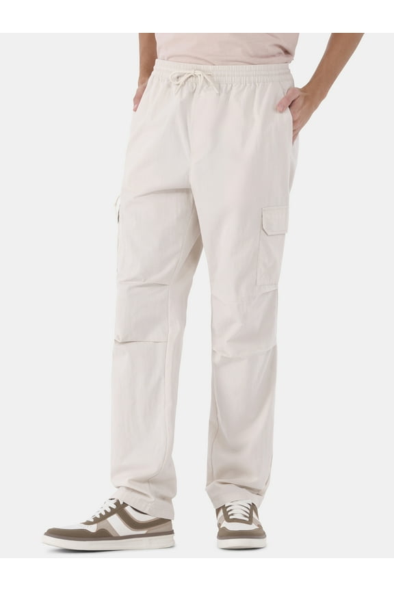 Men's & Big Men's Twill Cargo Pants, Size XS-5XL