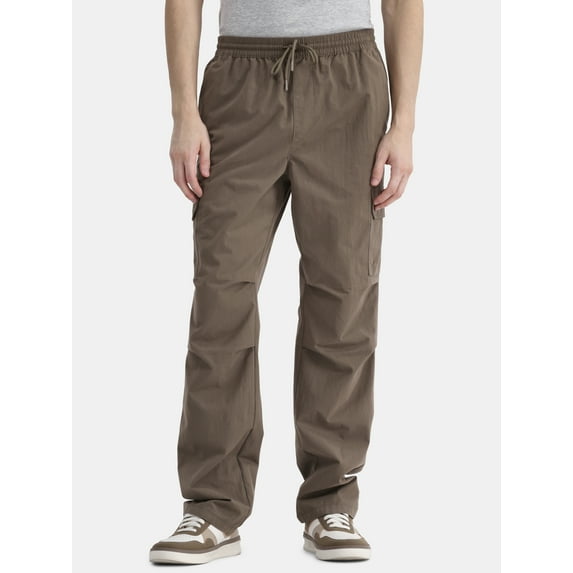 No Boundaries Men's & Big Men's Twill Cargo Pants, Size XS-5XL