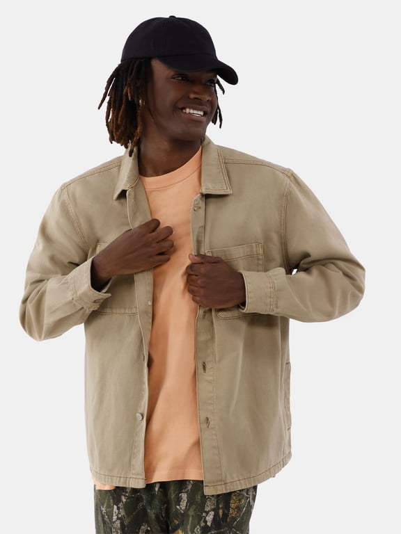 Men's & Big Men's Twill Jacket, Sizes XS-3XL