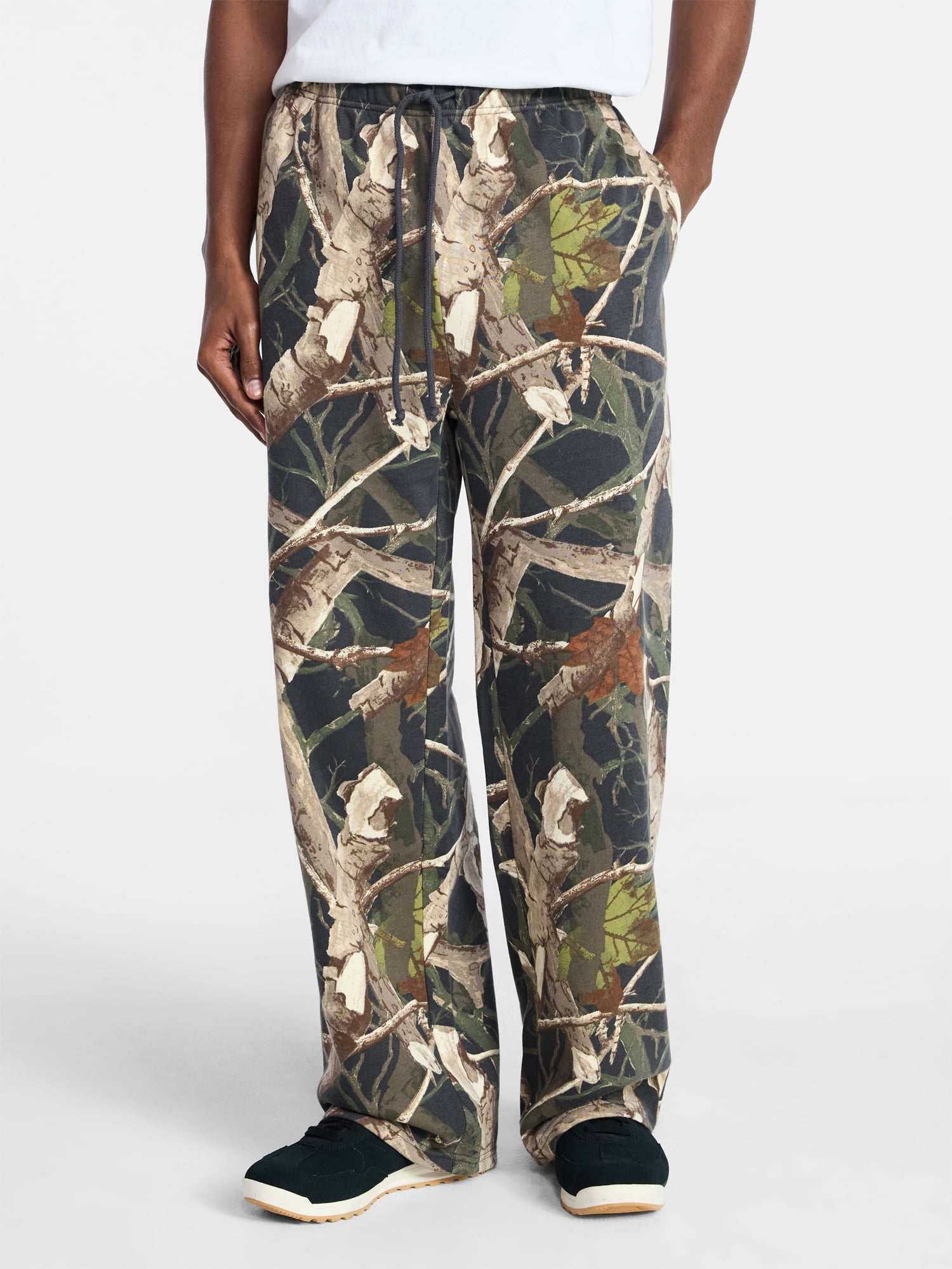 No Boundaries Soft Fleece Vintage Straight Sweatpants, Men's XS-5XL