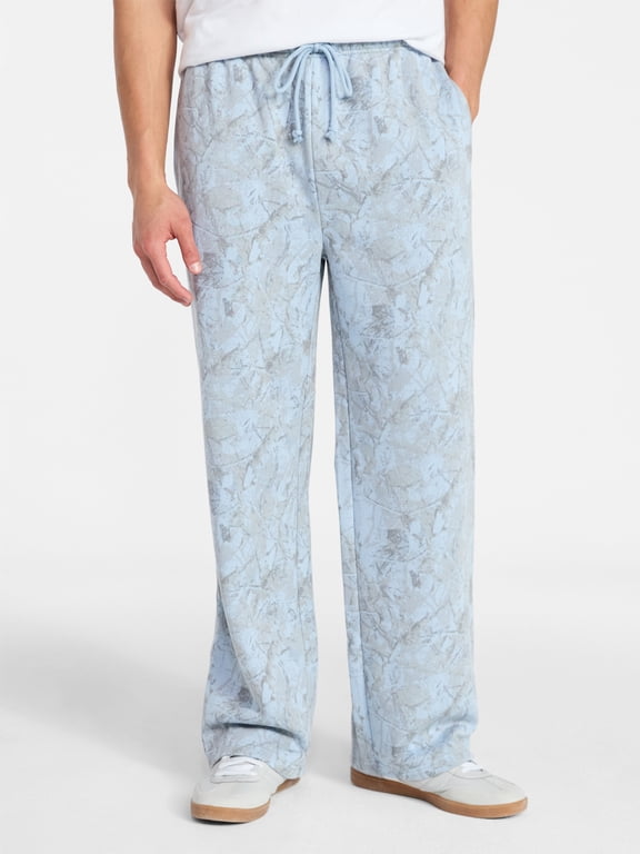 Soft Fleece Vintage Straight Sweatpants, Men's XS-5XL