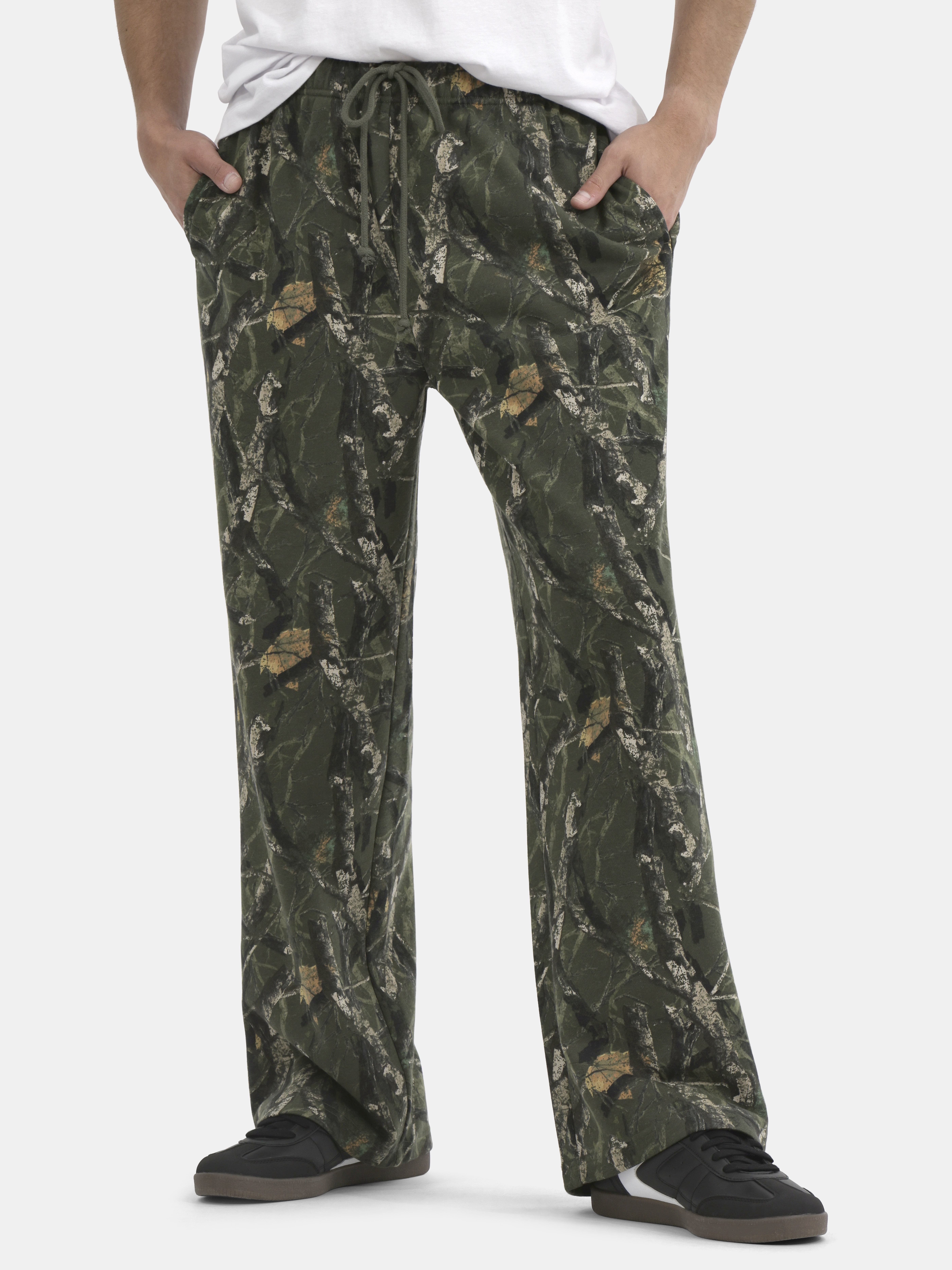 No Boundaries Soft Fleece Vintage Straight Sweatpants, Men's XS-5XL