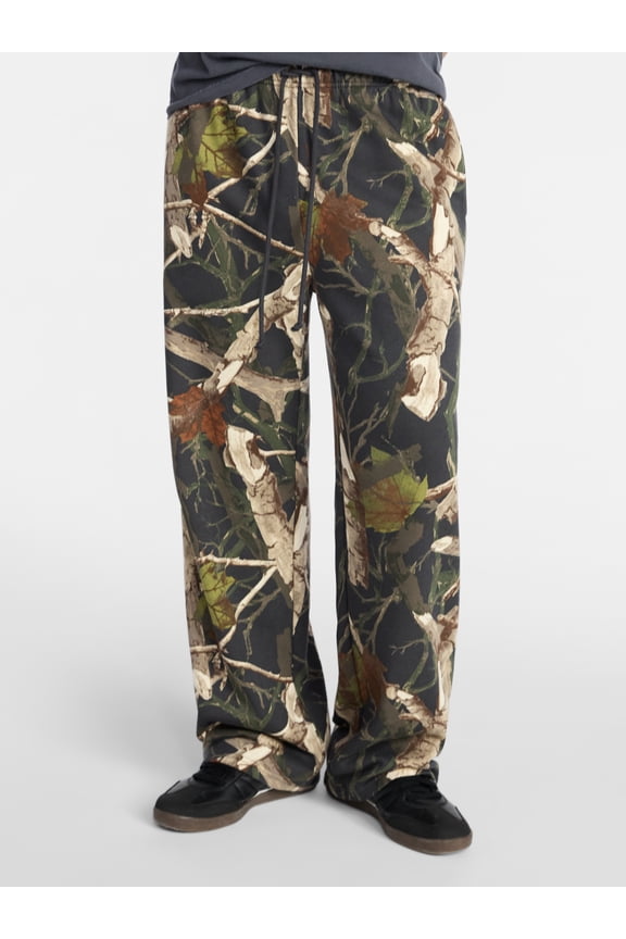 Soft Fleece Vintage Straight Sweatpants, Men's XS-5XL