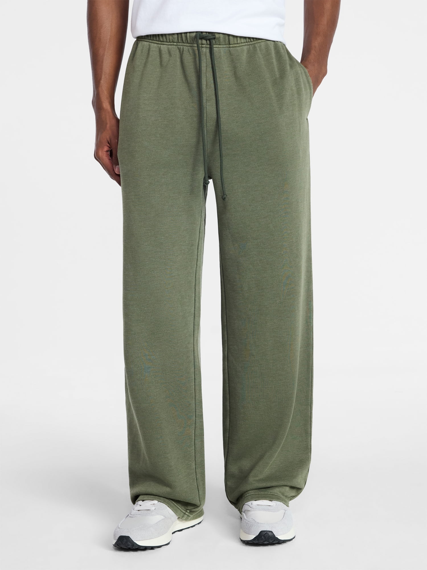 No Boundaries Soft Fleece Vintage Straight Sweatpants, Men's XS-5XL