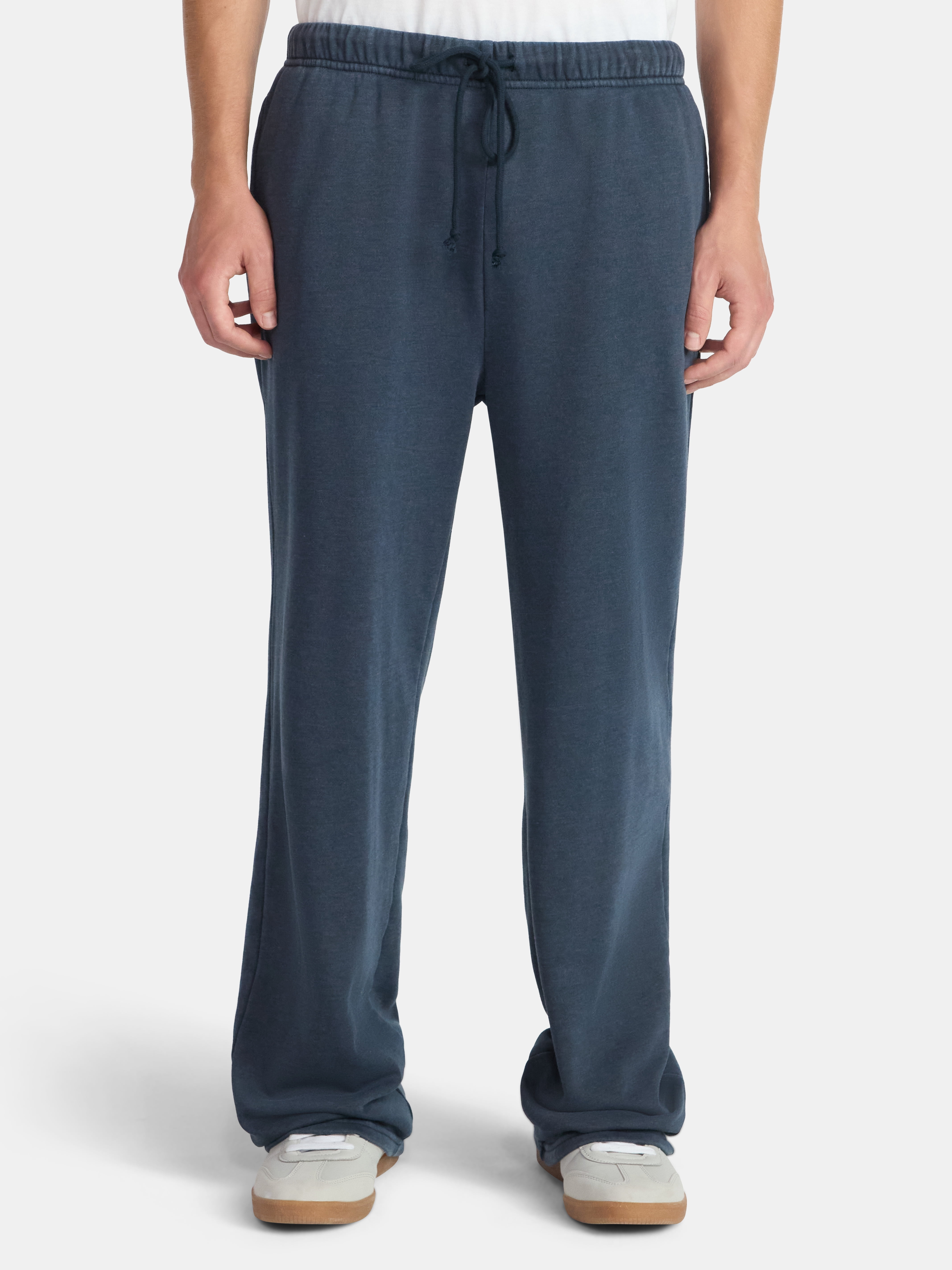 No Boundaries Soft Fleece Vintage Straight Sweatpants, Men's XS-5XL