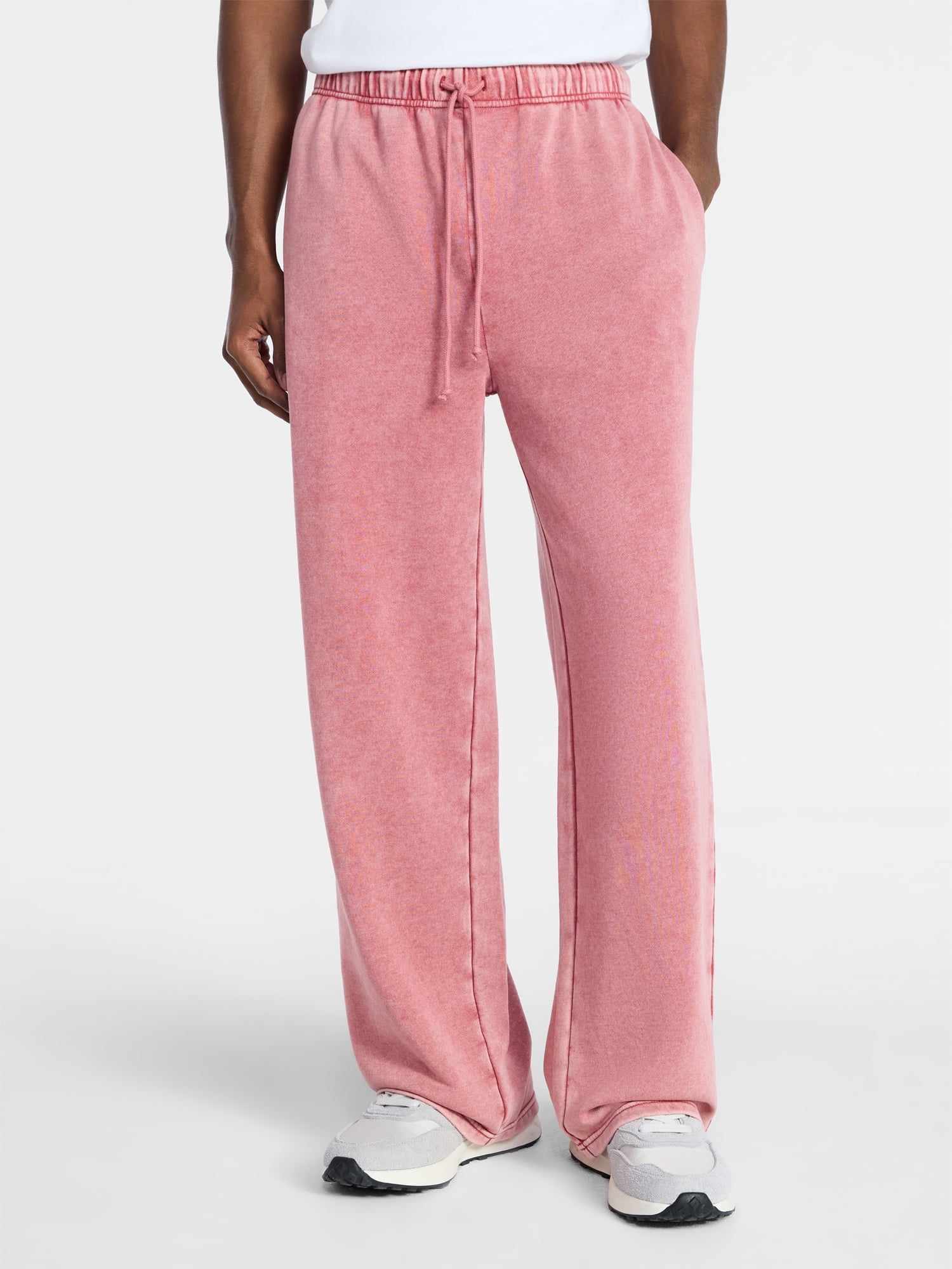 No Boundaries Soft Fleece Vintage Straight Sweatpants, Men's XS-5XL