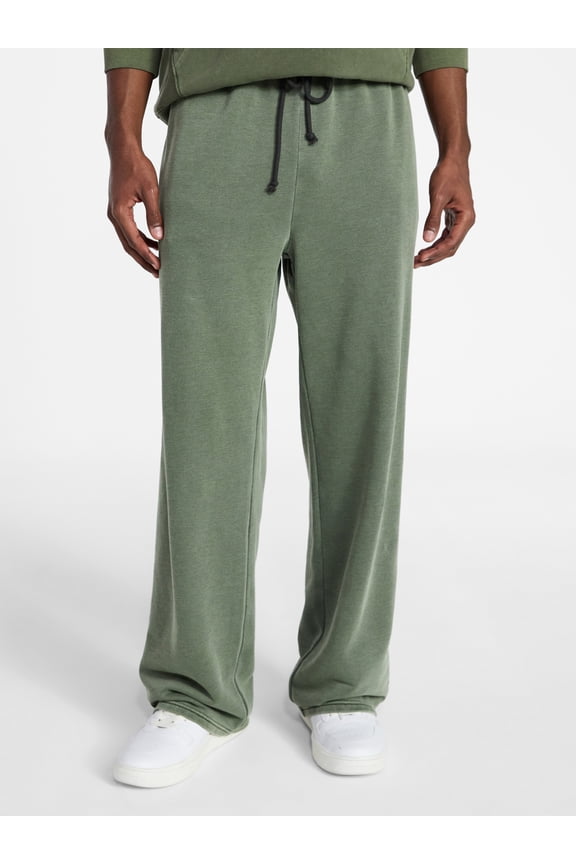 Soft Fleece Vintage Straight Sweatpants, Men's XS-5XL