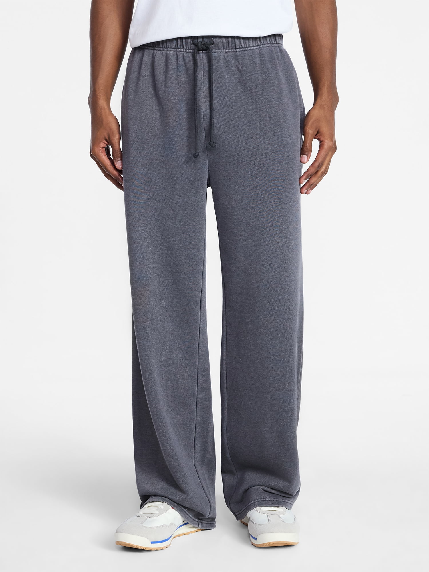 No Boundaries Soft Fleece Vintage Straight Sweatpants, Men's XS-5XL