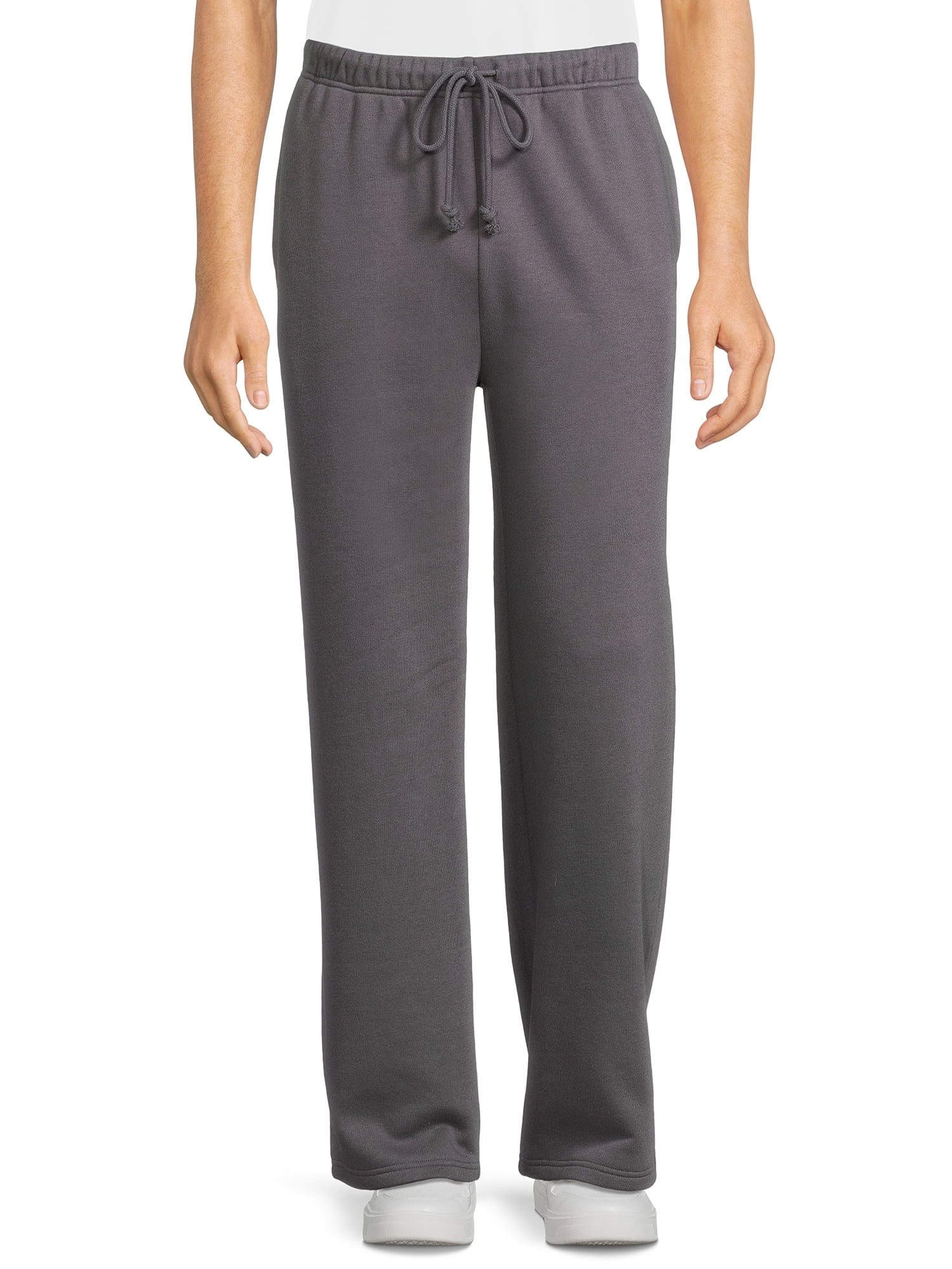 No Boundaries Men's & Big Men's Wide Leg Sweatpants, 30 Inseam