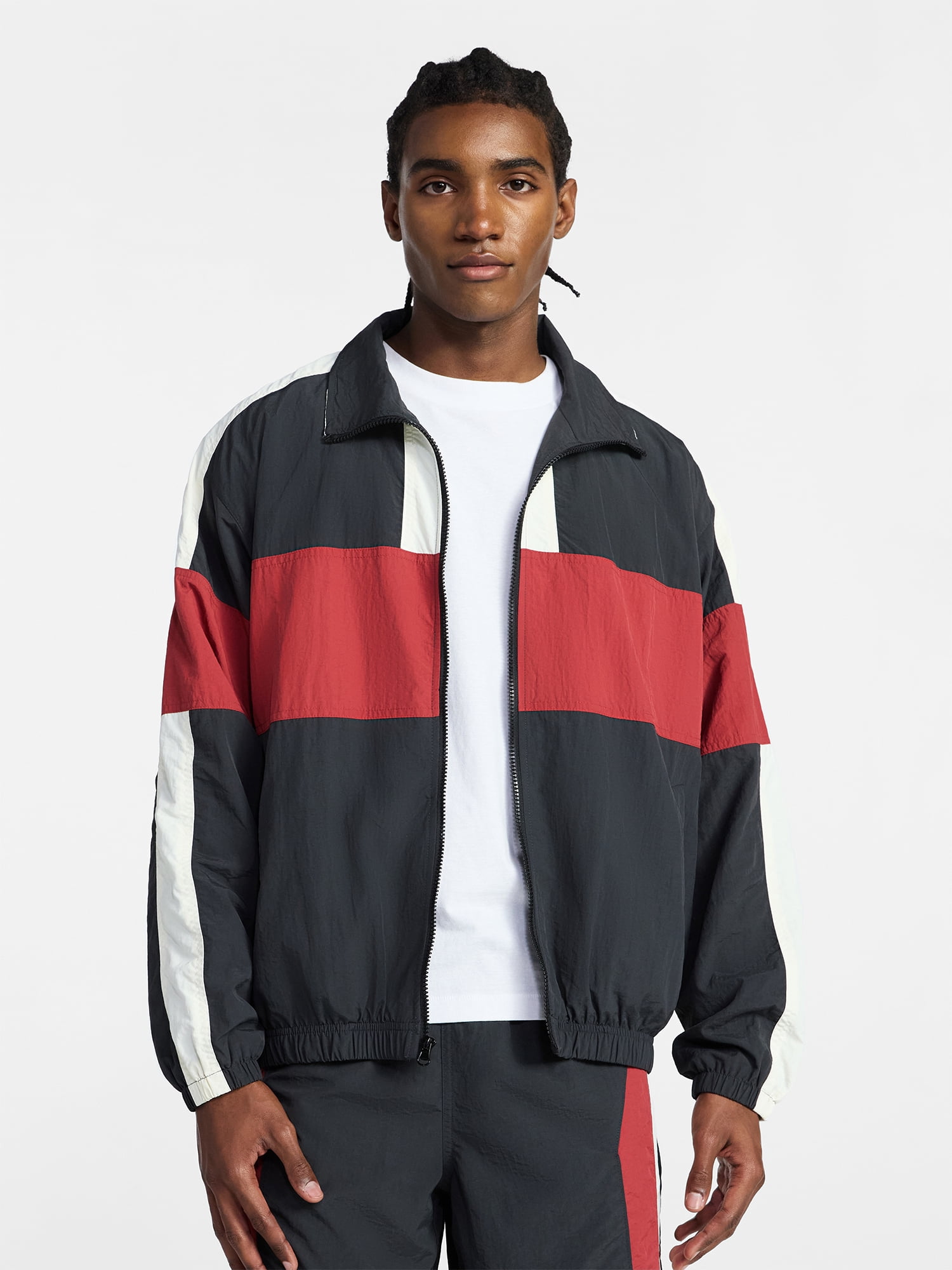 No Boundaries Men's & Big Men's Windbreaker, Sizes XS-5XL