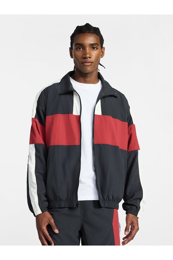 Windbreaker Jacket with Long Sleeves, Men's XS-5XL