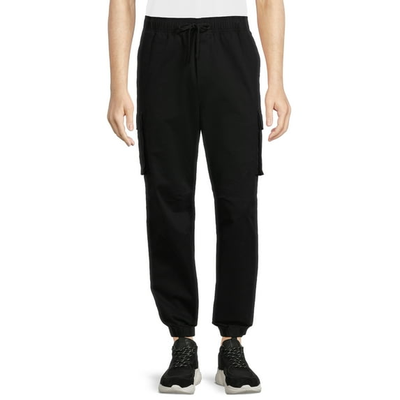 No Boundaries Men's & Big Men's Woven Cargo Pants, Sizes XS-5XL
