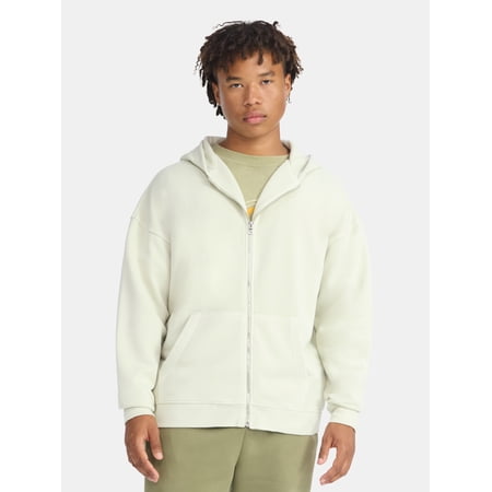 No Boundaries Zip Hoodie with Long Sleeves, Men's & Big Men's