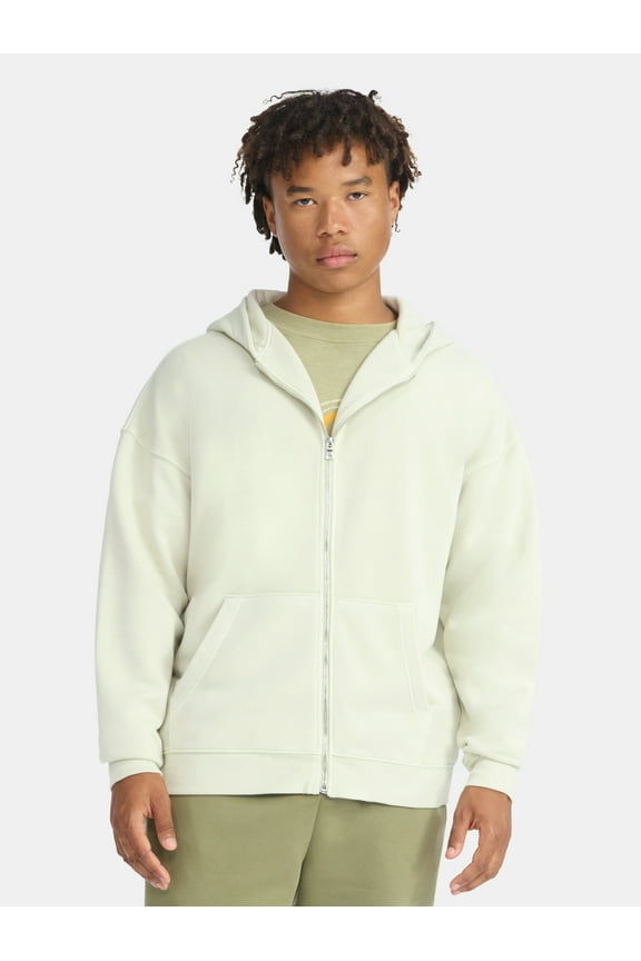 Zip Hoodie with Long Sleeves, Men's & Big Men's