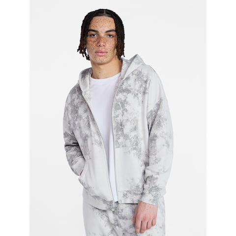 Zip Hoodie with Long Sleeves, Men's XS-4XLT