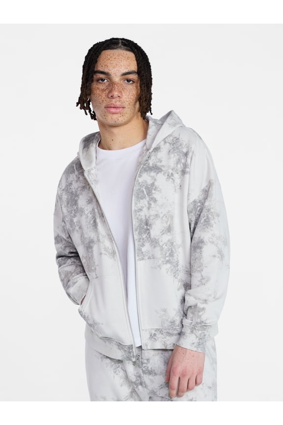 Zip Hoodie with Long Sleeves, Men's XS-5XL