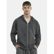 No Boundaries Zip Hoodie with Long Sleeves, Men's &amp; Big Men's deal from Walmart