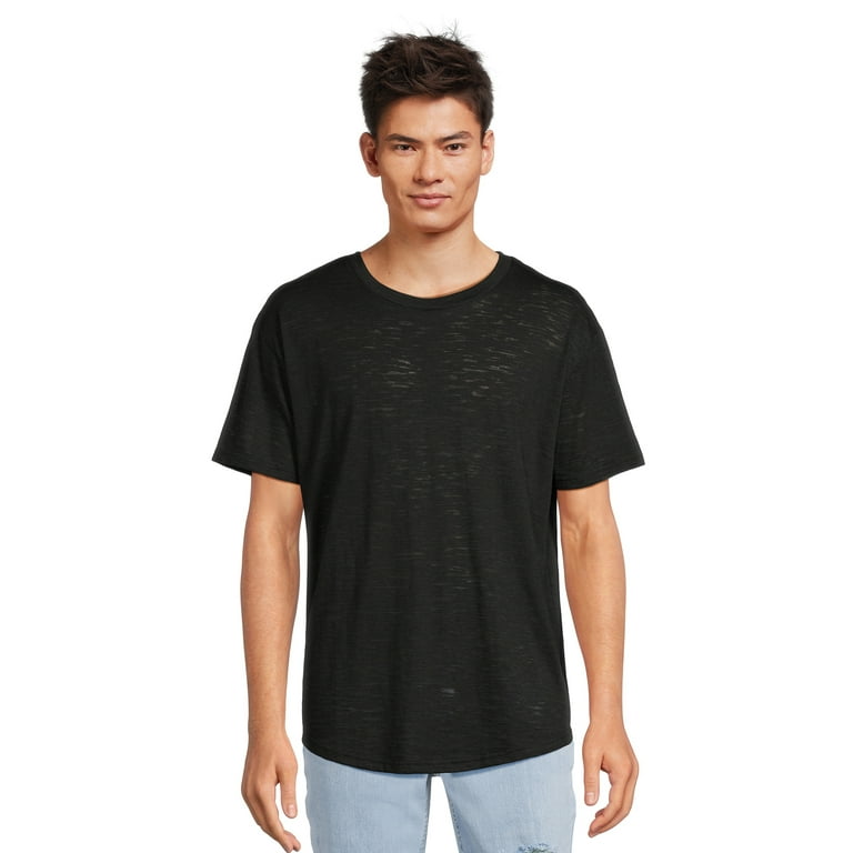 No Boundaries Men's Burnout T-Shirt, Sizes XS-3XL 