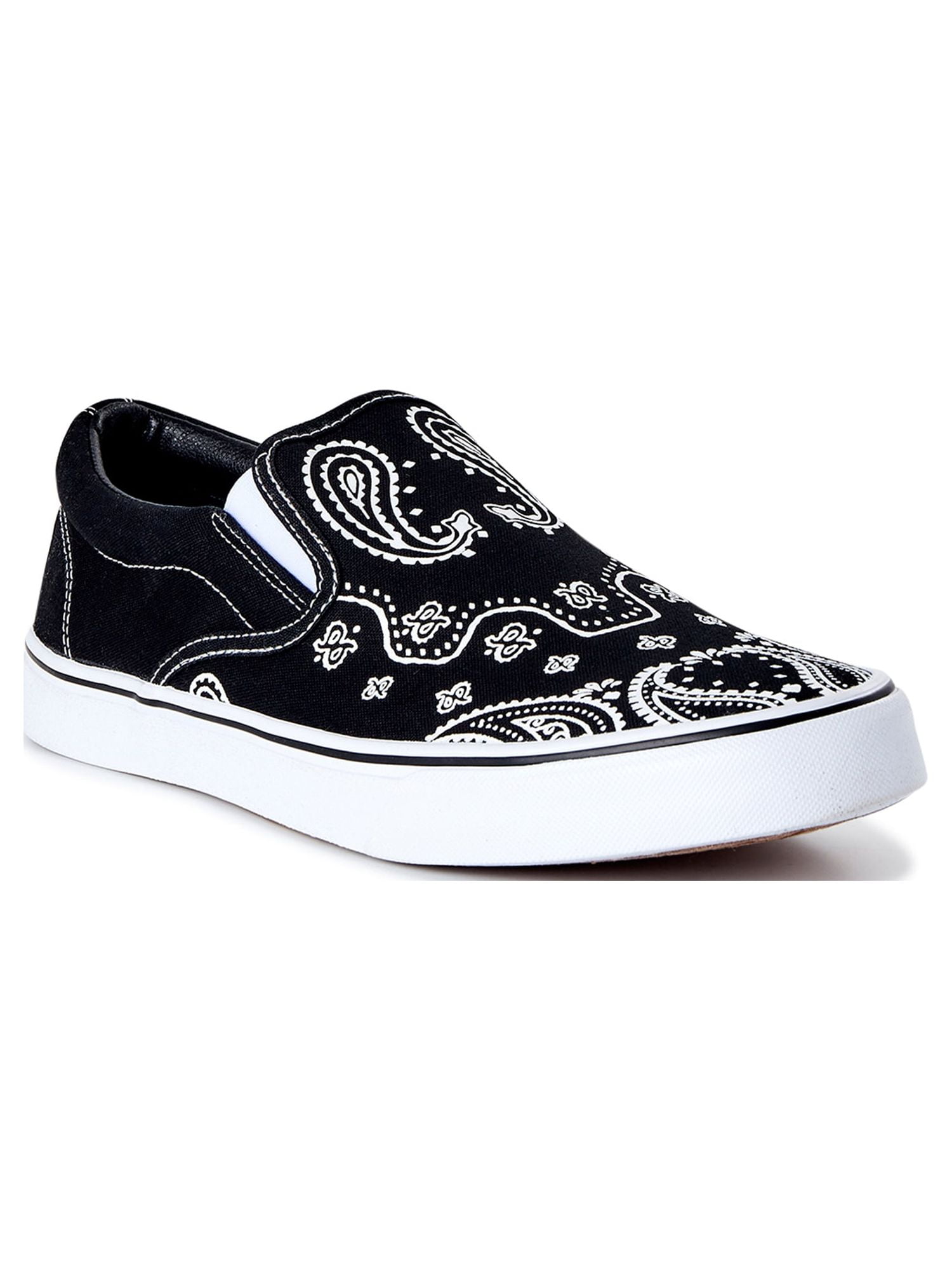 No Boundaries Men's Clinton Canvas Skate Slip On Sneakers