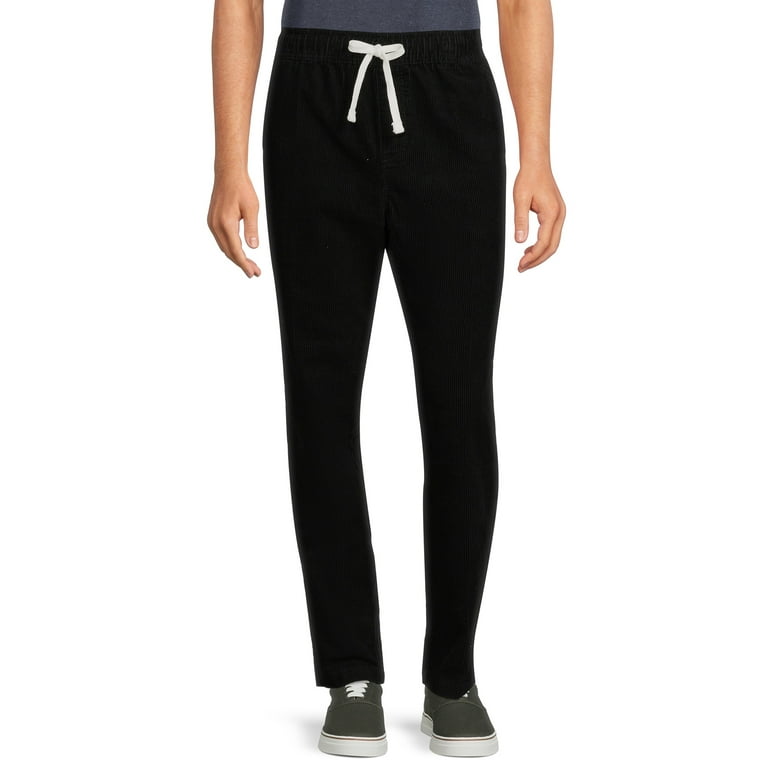 Black 2025 corduroy joggers
