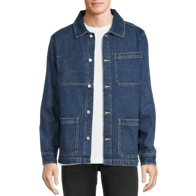 Denim chore coat mens online