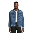 thumbnail image 1 of No Boundaries Men's Denim Trucker Jacket, 1 of 5