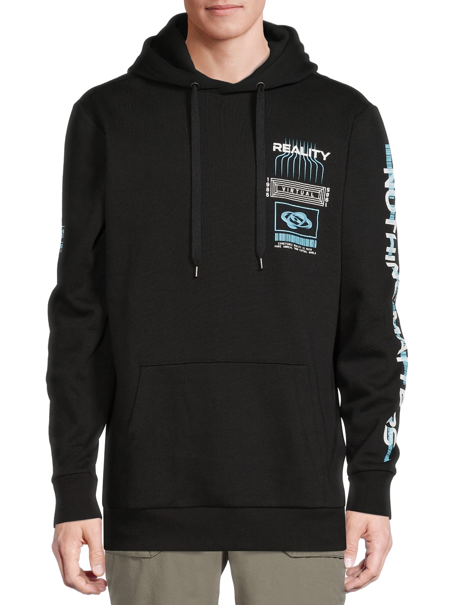 No Boundaries Men's Fleece Graphics Hoodie 