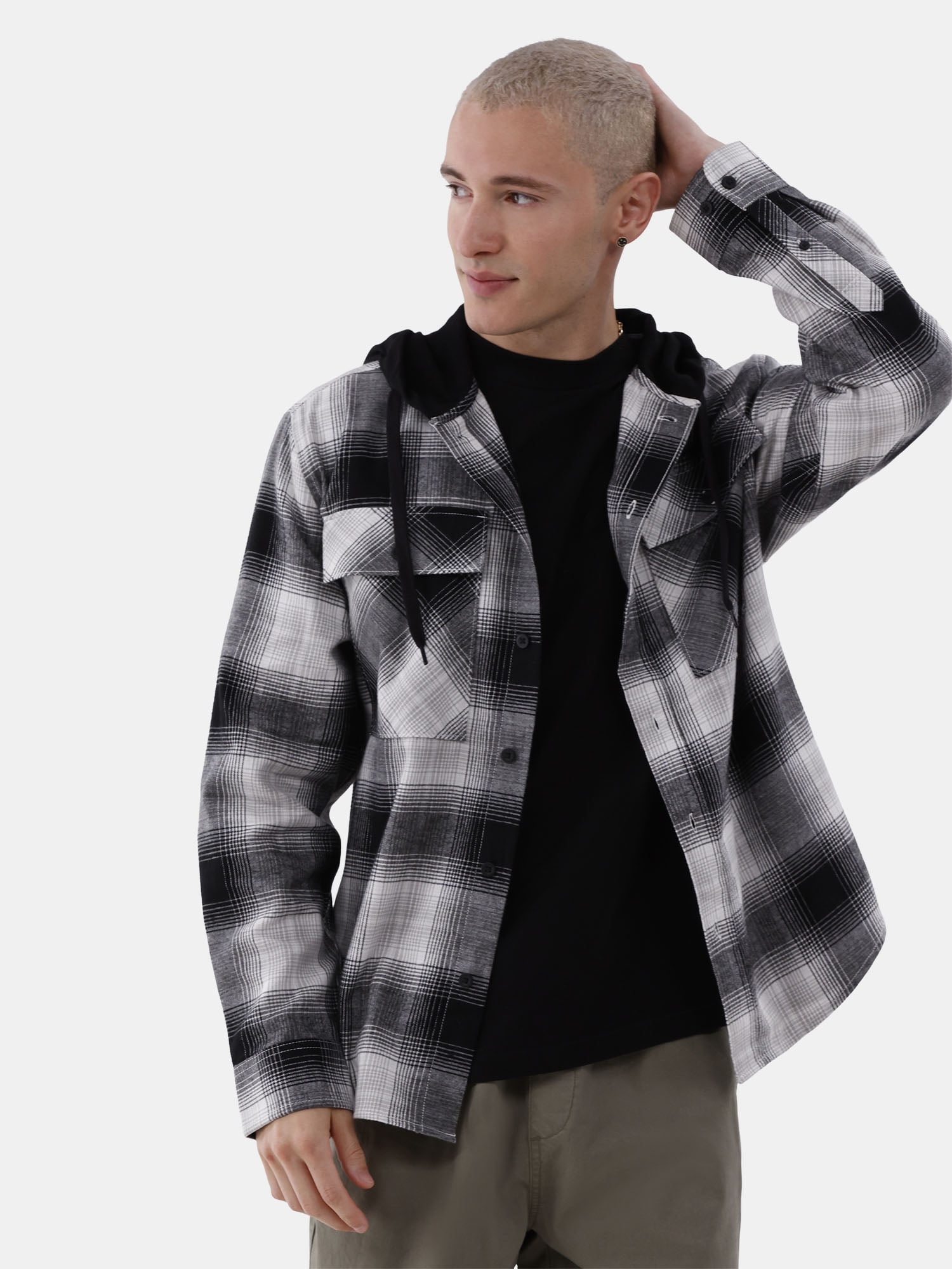 Flannel hoodie walmart new arrivals