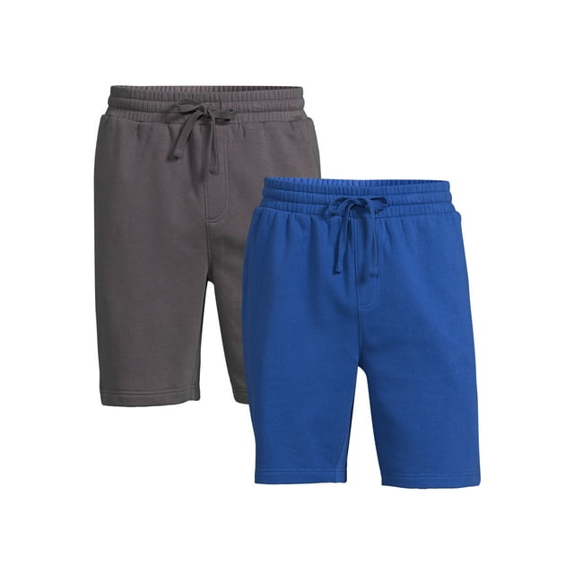 No Boundaries Men's Jogger Shorts, 2Pack