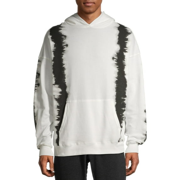 No Boundaries Men's Long Sleeve Tie Dye Hoodie, up to Size 3XL
