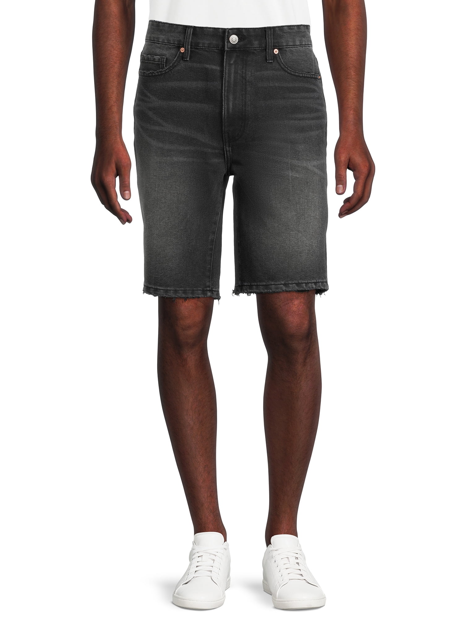 No Boundaries Men's Loose Denim Shorts, Sizes 30-42 - Walmart.com