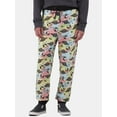No Boundaries Men's Lounge Joggers, Aliens Graphic Print Pajama Pants