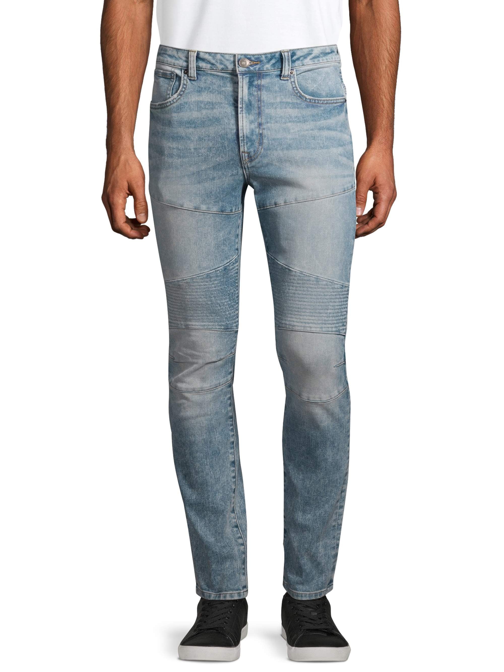 No Boundaries Men's Moto Jeans