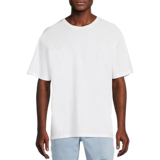 No Boundaries Men’s Oversized T-Shirt - Walmart.com