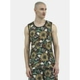 thumbnail image 1 of No Boundaries Men's & Big Men's Solid and Printed Mesh Tank Top, Sizes XS-5XL, 1 of 5