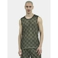 thumbnail image 1 of No Boundaries Men's & Big Men's Solid and Printed Mesh Tank Top, Sizes XS-5XL, 1 of 5