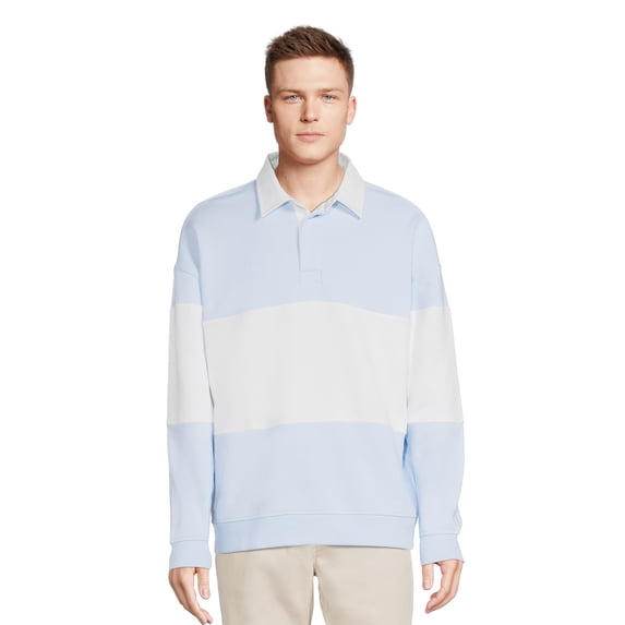 No Boundaries Men's Polo Sweatshirt