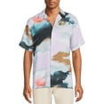 thumbnail image 1 of No Boundaries Men’s Rayon Resort Shirt, Sizes XS-3XL, 1 of 5
