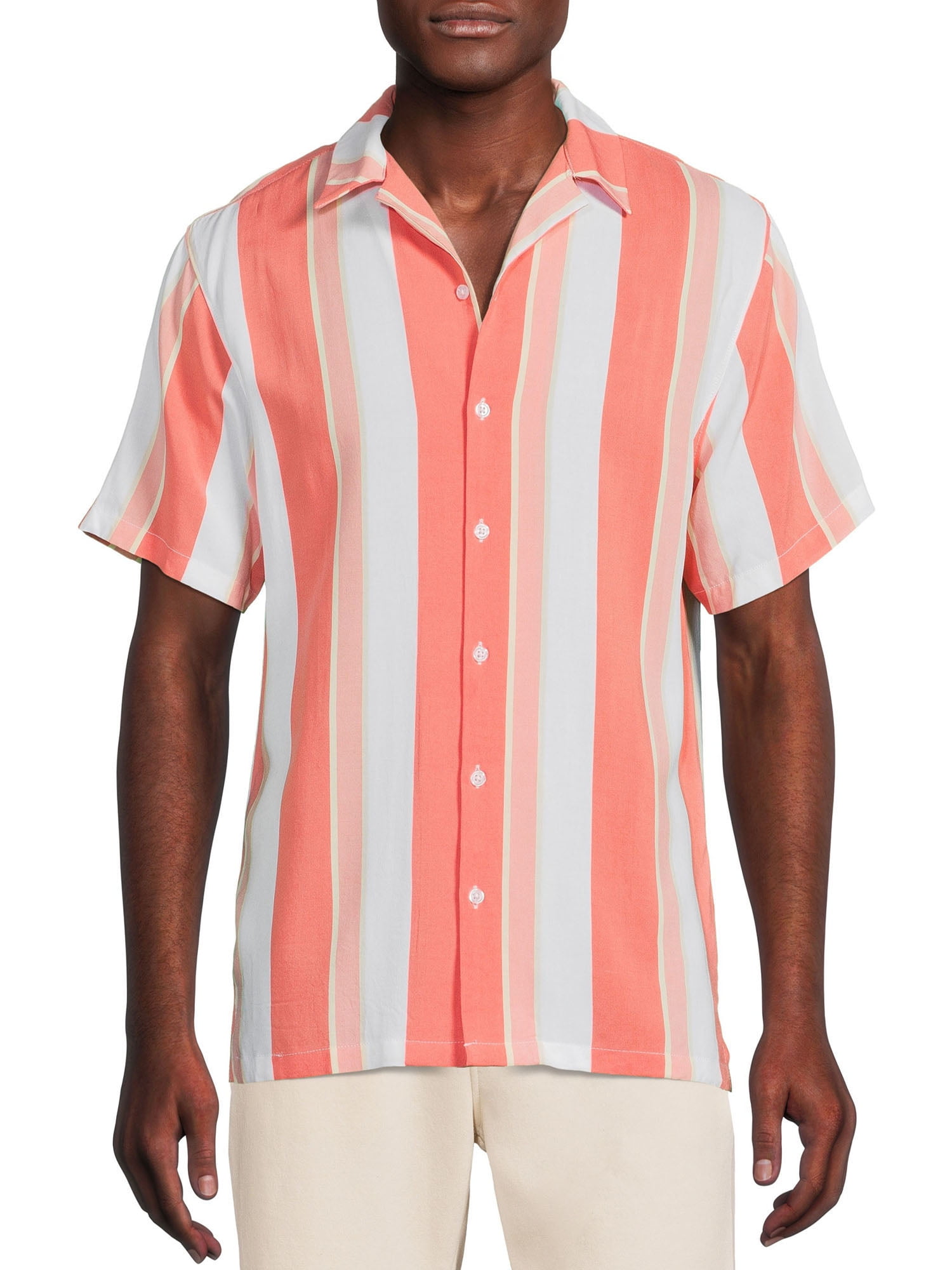 No Boundaries Men's Rayon Resort Shirt, Sizes XS-3XL - Walmart.com