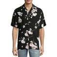 thumbnail image 1 of No Boundaries Men's Short Sleeve Printed Rayon Shirt, 1 of 6