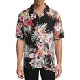 thumbnail image 1 of No Boundaries Men's Short Sleeve Tropical Resort Shirt, 1 of 4