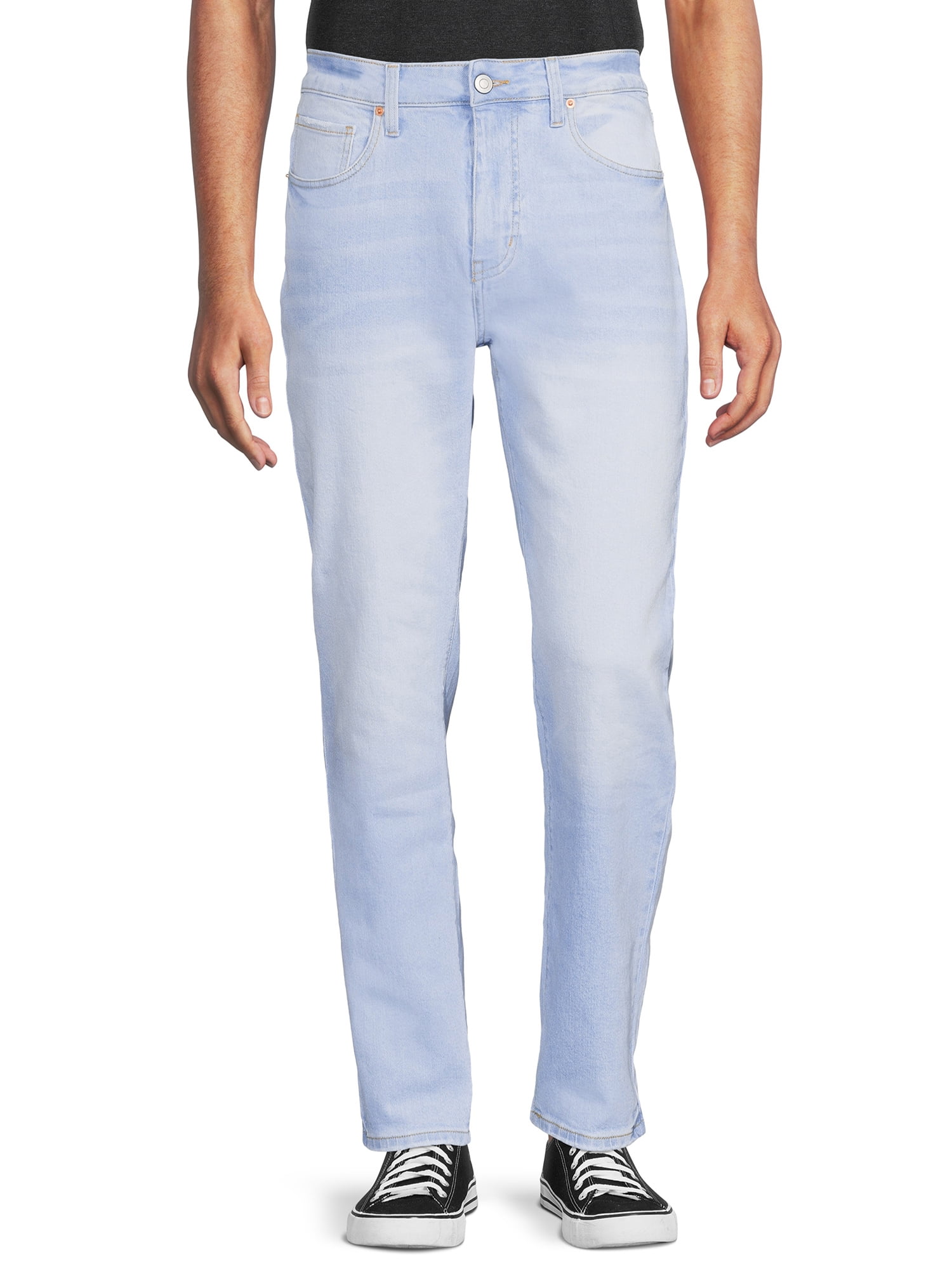 No Boundaries Men’s Slim Fit Denim Jeans, Sizes 28x30-38x30 - Walmart.com