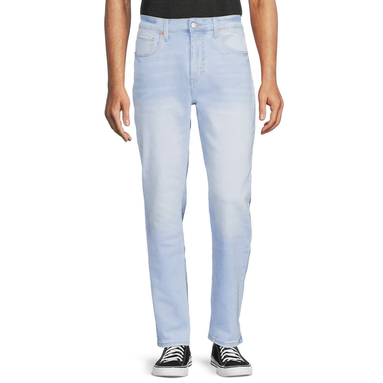 No Boundaries Men’s Slim Fit Denim Jeans, Sizes 28x30-38x30