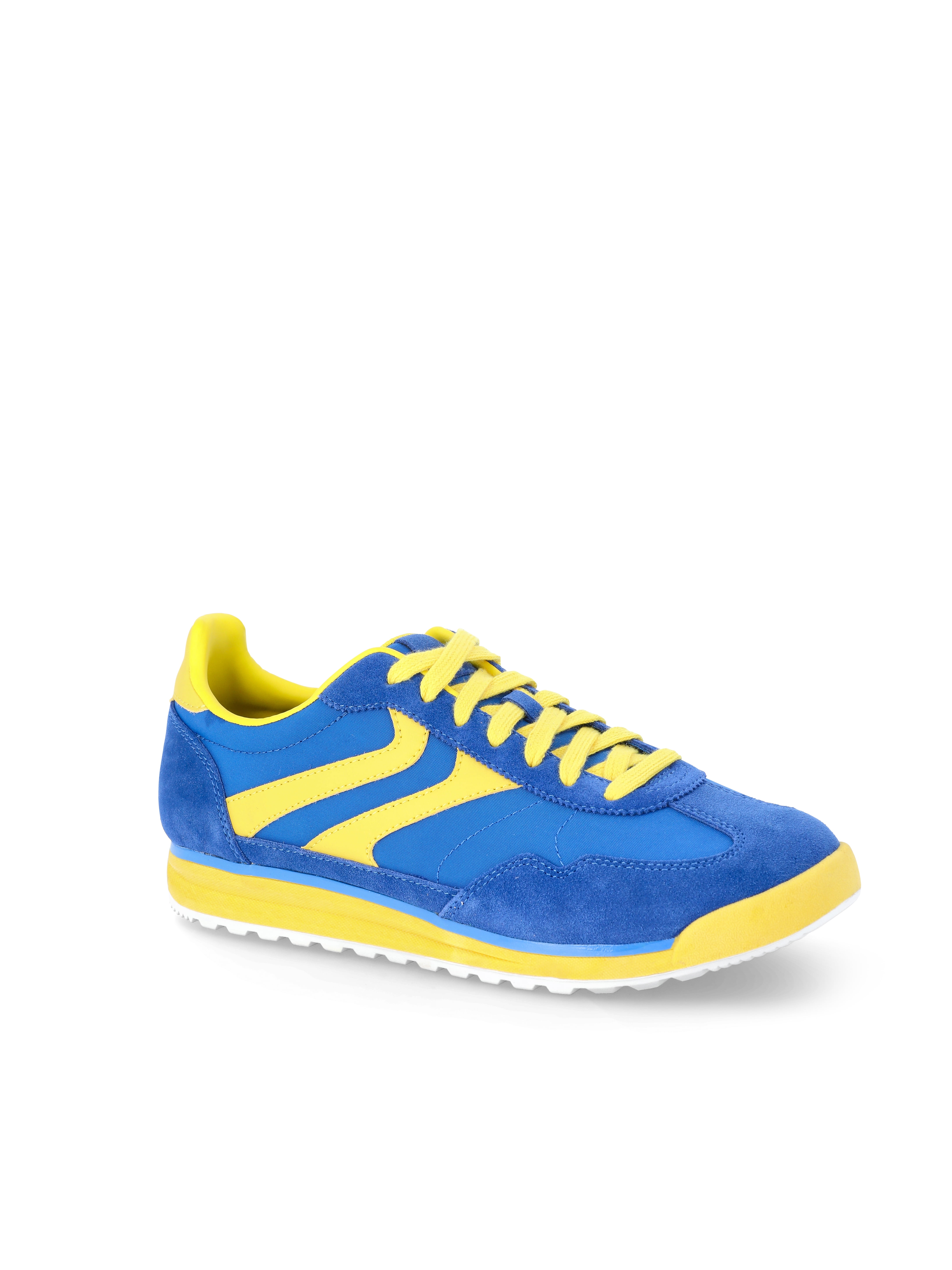 No Boundaries Men's Suede Slim Sneakers
