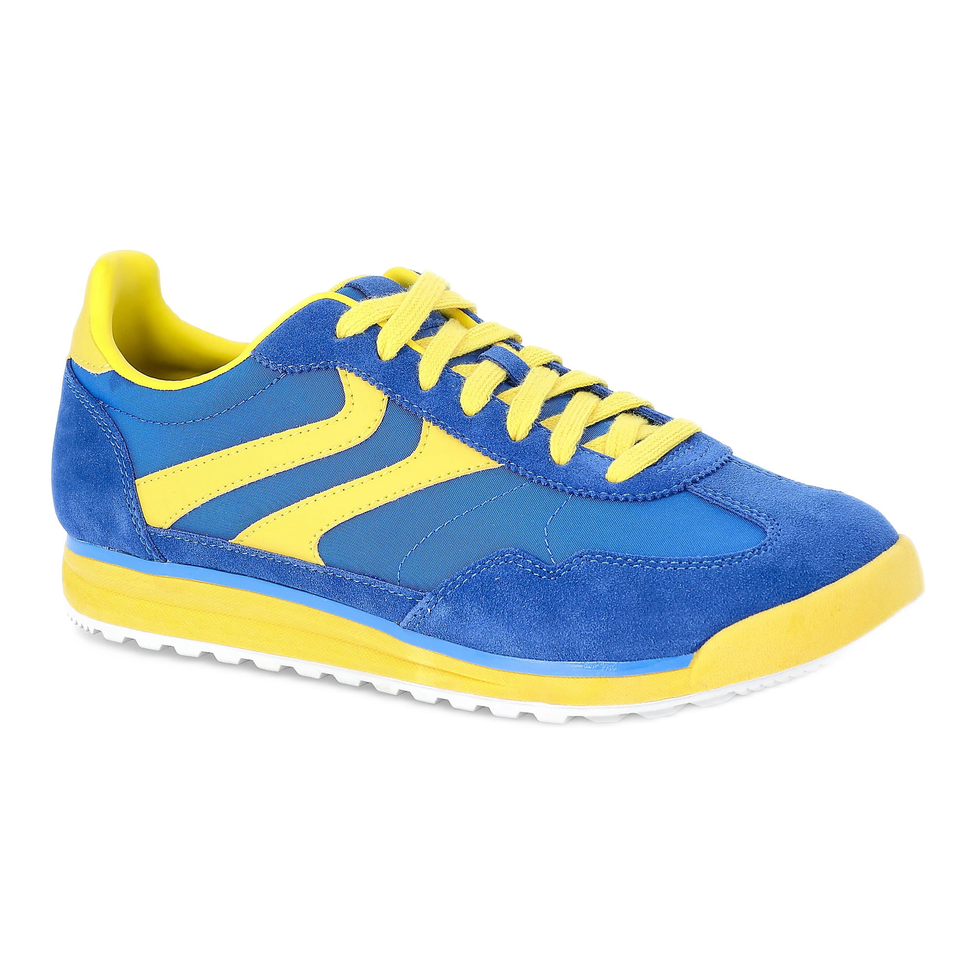 No Boundaries Men's Suede Slim Sneakers