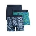 thumbnail image 1 of No Boundaries Men's Stretch Boxer Briefs, 3-Pack, Sizes S-3XL, 1 of 3
